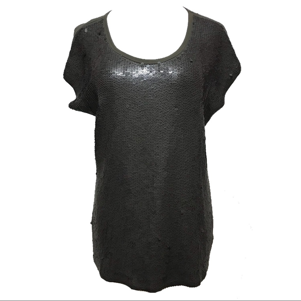 Michael Kors Top S Date Dressy New Loose Short Fit Sequin